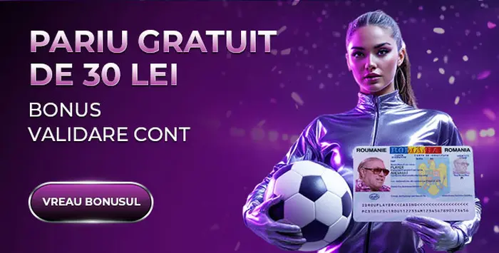 Player bonus fara depunere Sport - 30 RON pariu gratuit