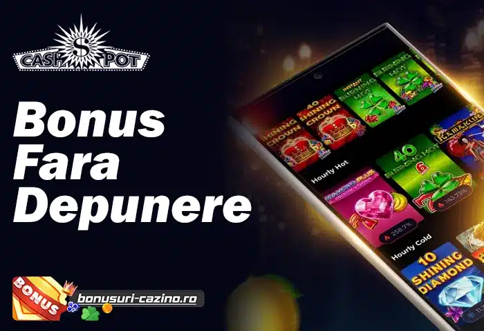 Cashpot Casino Bonus fara Depunere – 100 Rotiri Gratuite