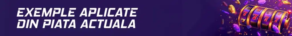 Exemple aplicate din piata actuala