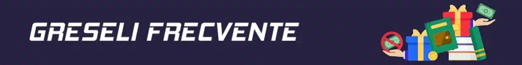 Greseli frecvente intalnite la un bonus cu depunere vs bonus fara depunere