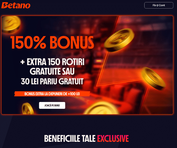 betano bonus de bun venit