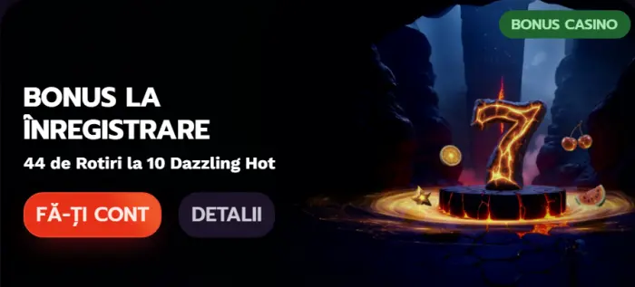 HotSpins bonus fara depunere - 44 rotiri gratuite