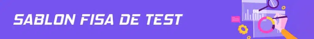 Sablon fisa de test (exemplu)