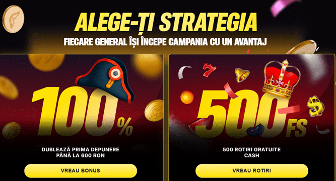 napoleon casino bonus de bun venit 2026